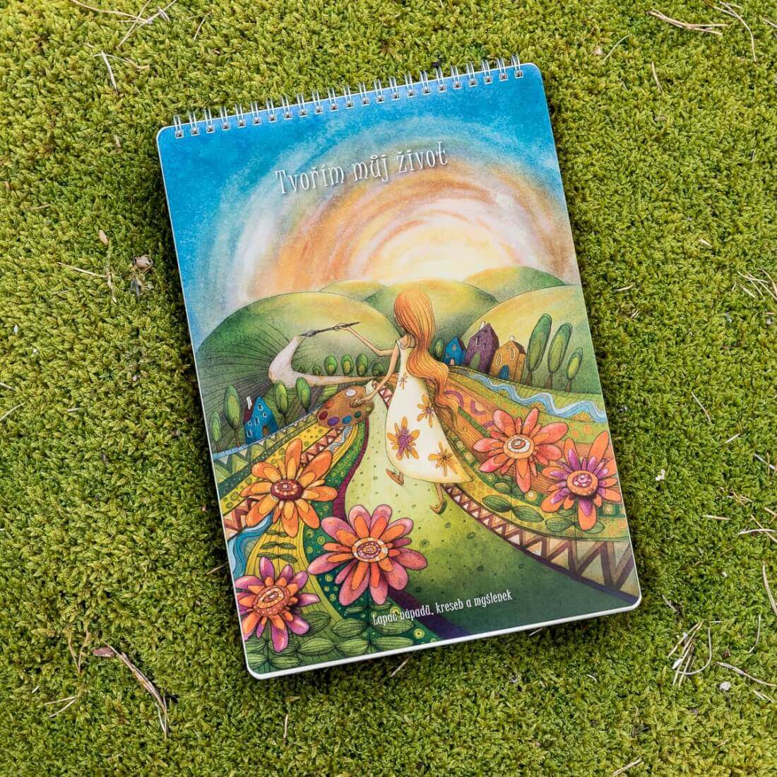 Lucie Ernestová Blok Tvořím svůj život - skicák A4 