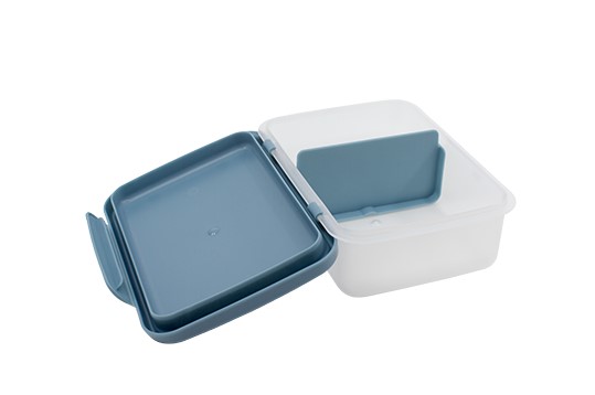 Zdravá sváča Svačinový box SCANDI šedomodrá 2178 - VÝPRODEJ