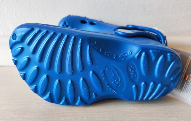 CAMMINARE Gumové nazouváky kovově modré