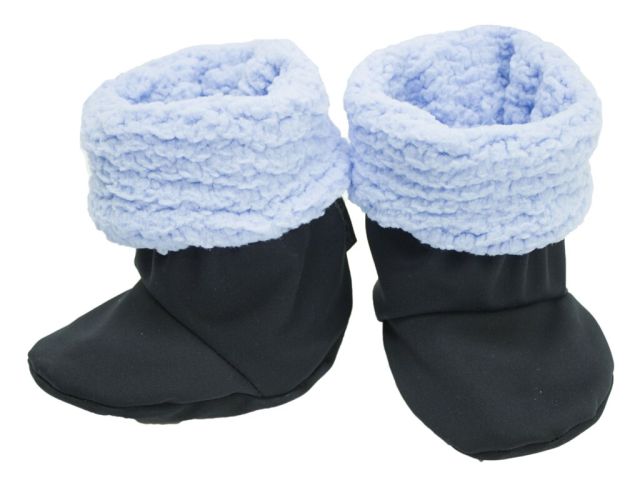 Fantom Kojenecké capáčky softshellové - černo-modré