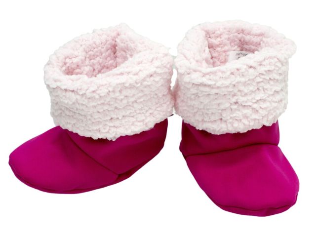 Fantom Kojenecké capáčky softshellové - růžové