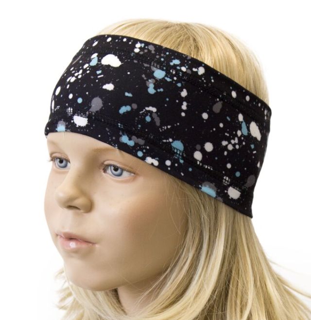 FANTOM Čelenka z mléčného hedvábí - kaňky