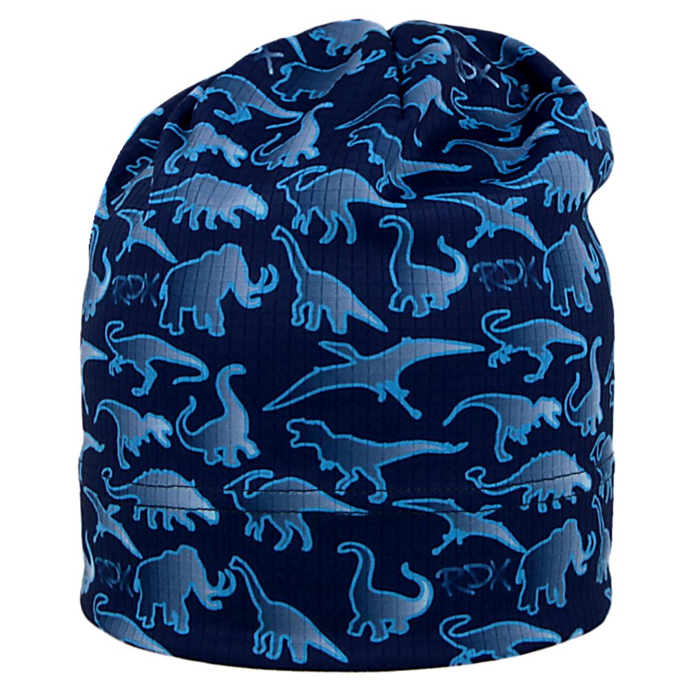 RDX Funkční čepice počesaná, Dinosauři, modrá