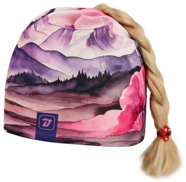 Dráče Čepice Bruno na culík - culíkovka vzor 10 fialová, hory