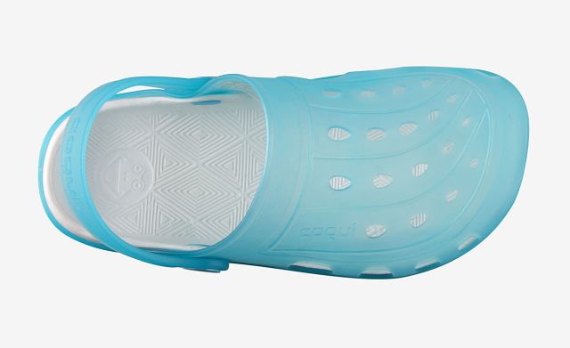 Coqui SANDÁLY JUMPER Fluo tyrkys/bílá