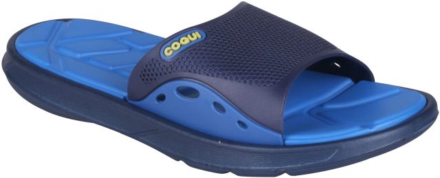 Coqui Pánské pantofle Melker Navy/Blue až do vel. 45