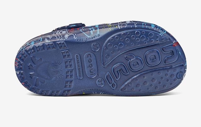 Coqui Plážovky, nazouváky, SANDÁLY BIG FROG Navy/Game Amulet