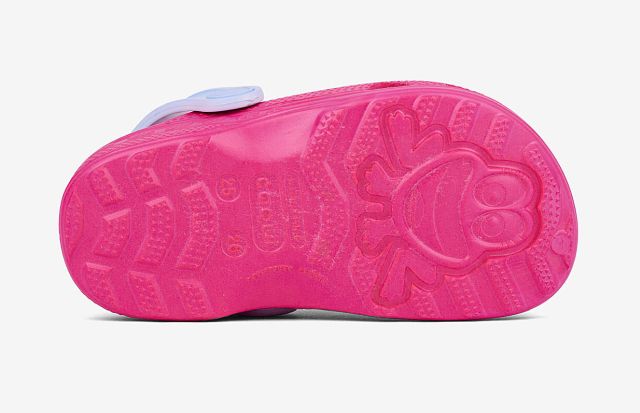 Coqui Plážovky, nazouváky, SANDÁLY LITTLE FROG Fuchsia/Candy Blue