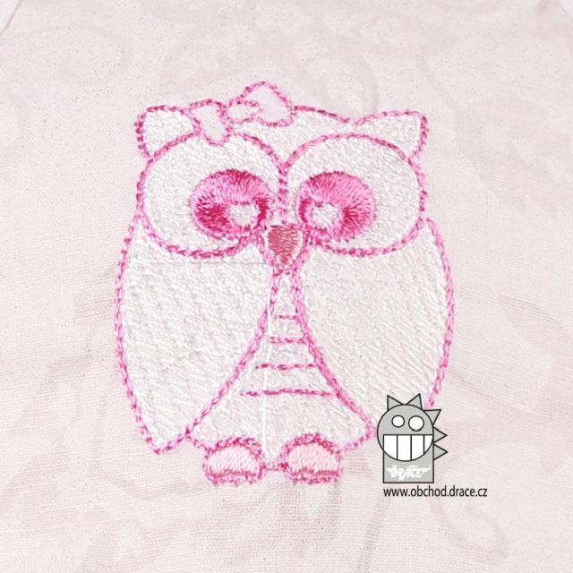 Letní kšiltovka SAHARA s plachtičkou, vzor 23 bílá s leskem, sovička