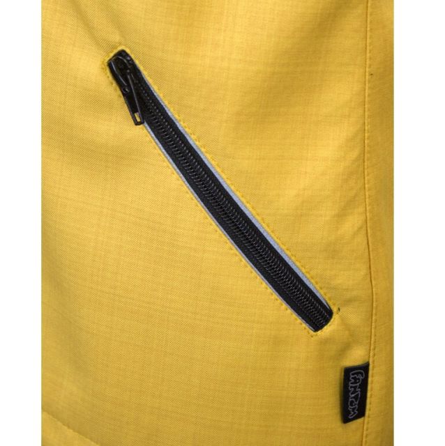 Fantom Dětská jarní prodloužená bunda SOFTSHELL okrová