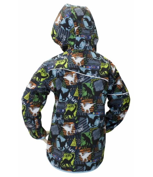 Fantom Dětská softshellová bunda barevná s dinosaury