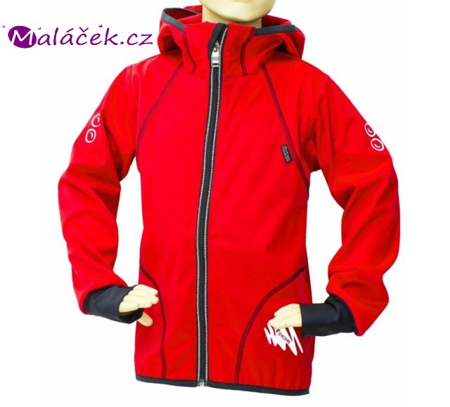 Fantom Dětská letní softshellová bunda - 18.000mm, 12.000g/m, červená