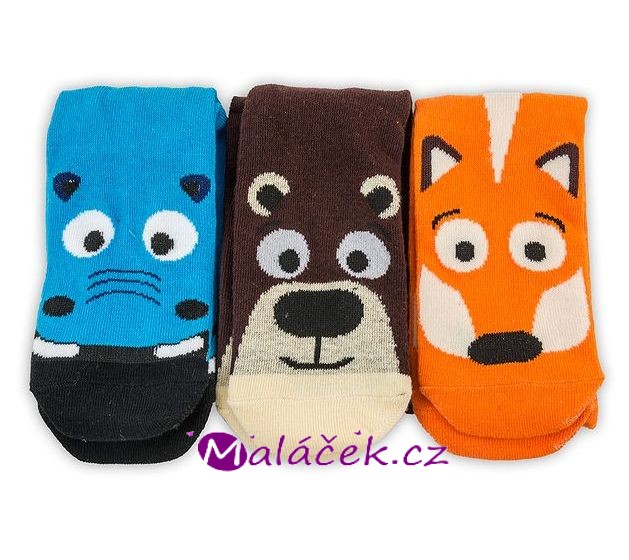 Pidilidi Veselé ponožky FUNNY PD0139-02 - chlapecké 3 páry