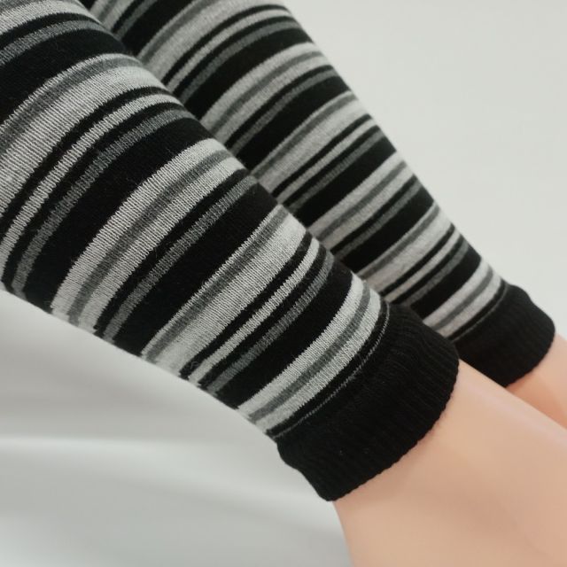 Trepon Legíny Adélka černo-šedý proužek