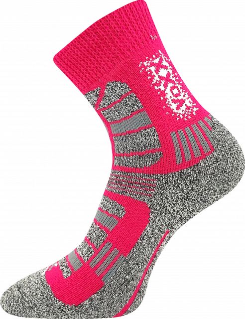 Voxx dětské ponožky Traction zimní (lyžařské) magenta