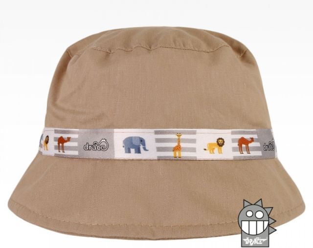 Dráče Letní klobouk Dráče Palermo rostoucí vzor 32 béžová