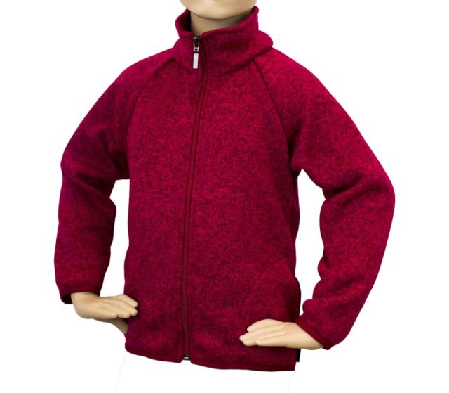 Fantom Dětský celopropínací sportovní svetr červený