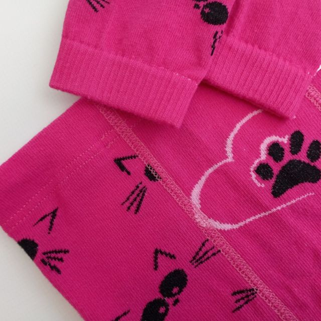 TREPON Dětské Legíny MACÍK tmavě růžová