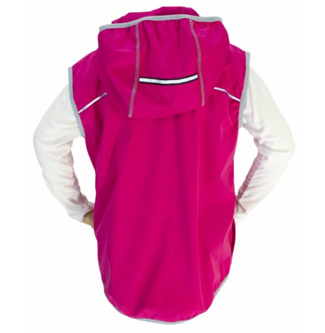 Fantom Dětská softshellová outdoorová vesta s membránou 18000/12000 - růžová