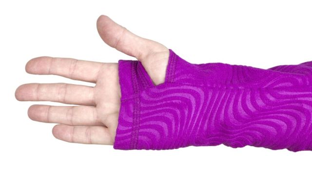 Fantom Mikina fleece orchidej s otvorem pro palec