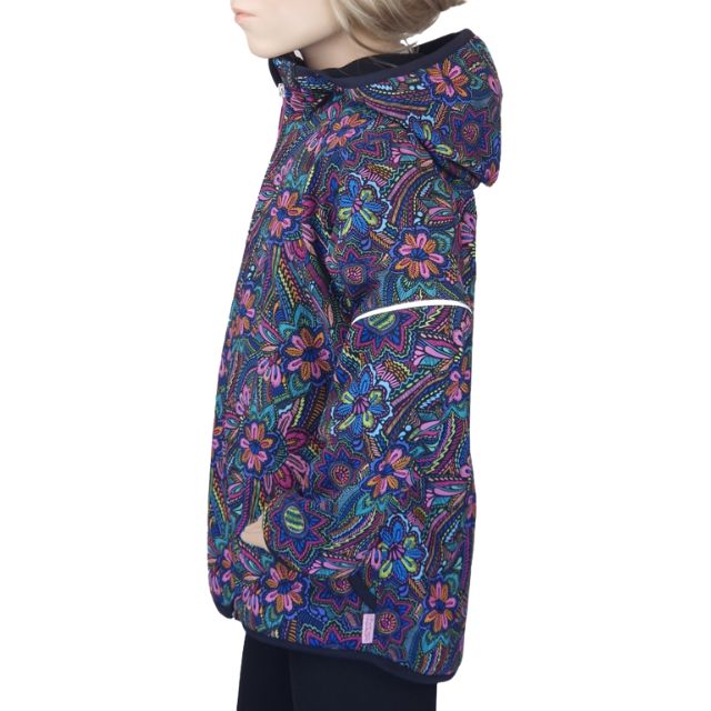 Fantom Dětská softshellová bunda barevné kytky