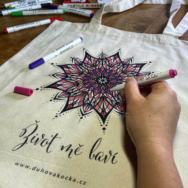 Lucie Ernestová Ekotaška Mandala - Život mě baví v dárkovém balení