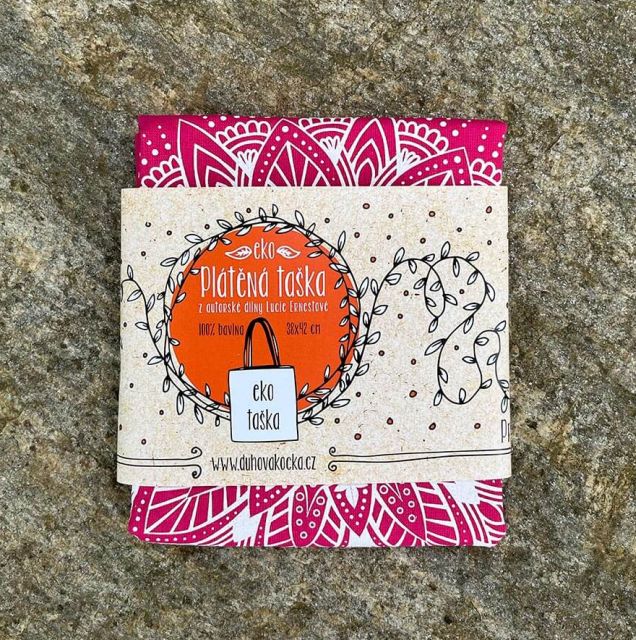 Lucie Ernestová Ekotaška Život mě baví - růžová