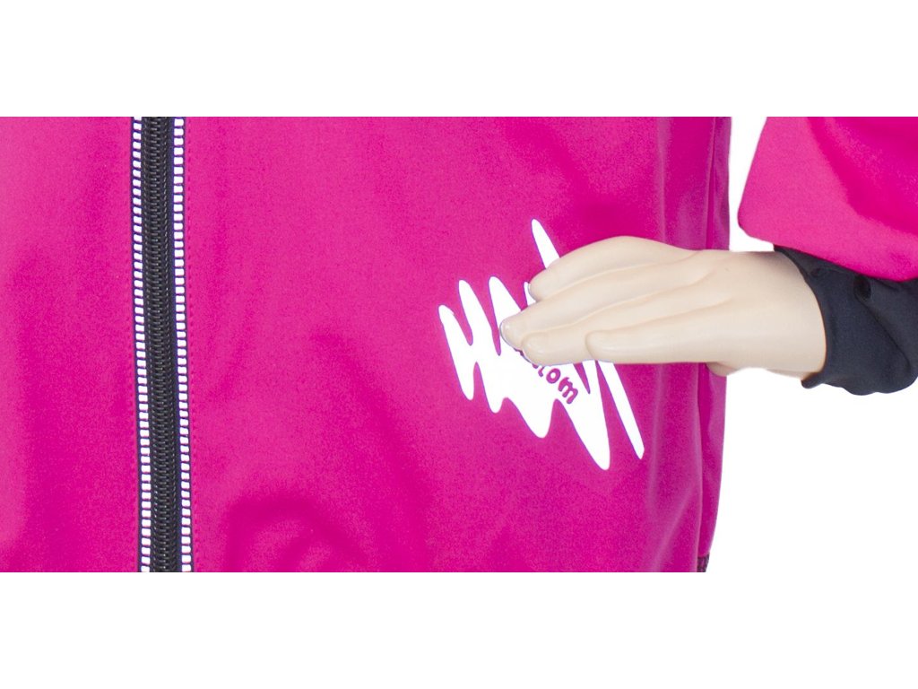 Fantom Dětská letní softshellová bunda - 18.000mm, 12.000g/m, růžová