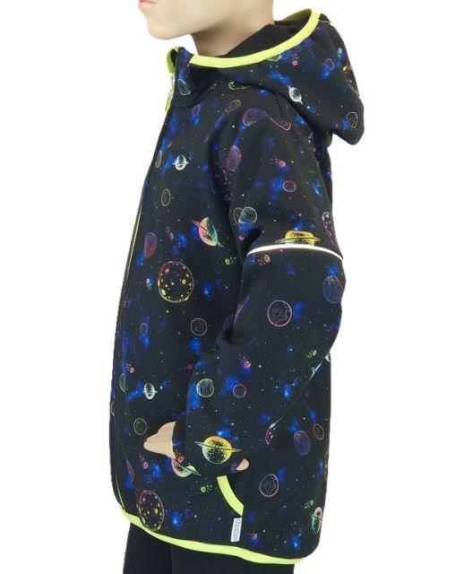 Fantom Dětská softshellová bunda - Vesmír - planetky