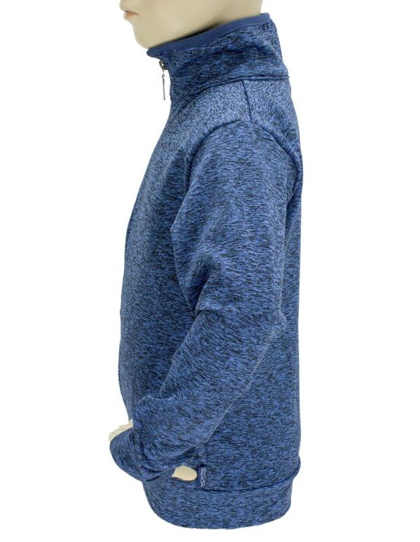 Fantom Funkční mikina s počesem a otvorem pro palec - modrá