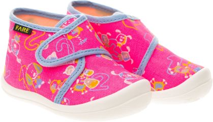 FARE Dětské papuče na suchý zip 4012448 VEL. 18 VÝPRODEJ