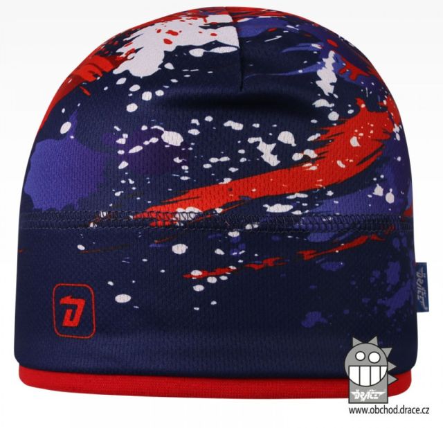 Dráče Čepice Cyril - vzor 45 - čepice pro období jaro, podzim (modro-červená-bílá)