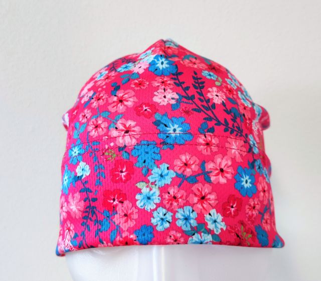 RDX Funkční čepice Kytičky růžová