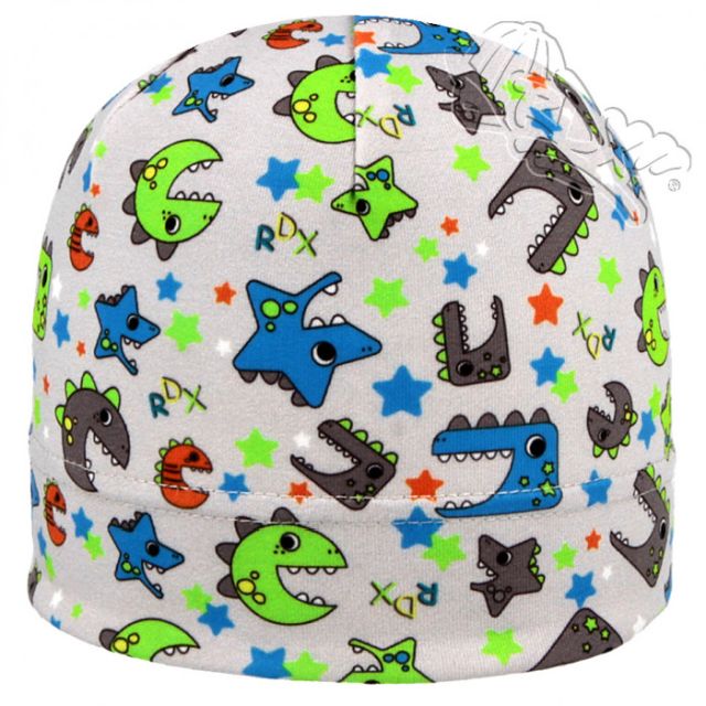 RDX Funkční čepice Dinosauříci šedá