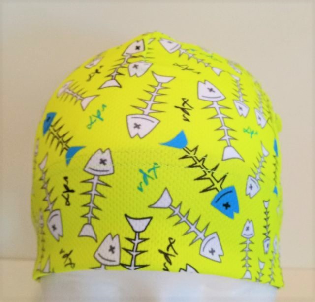 RDX Funkční čepice FISH rybičky neon žlutá