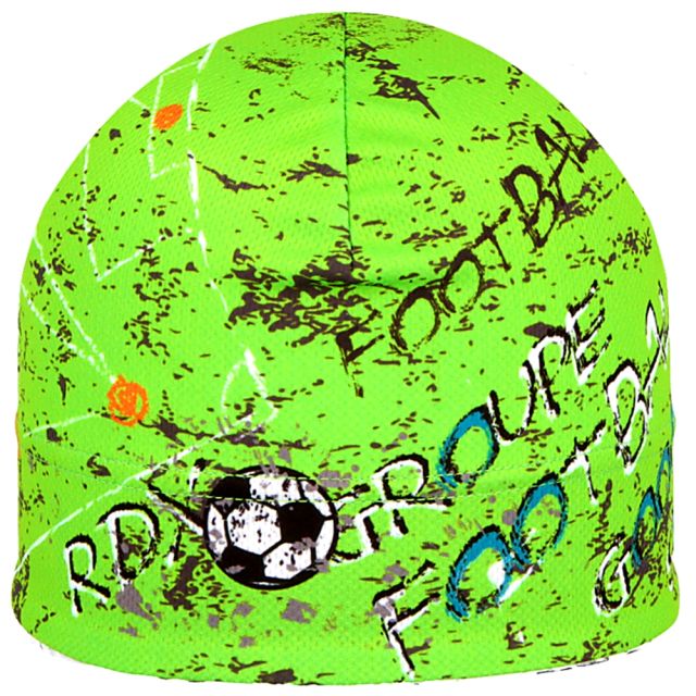 RDX Funkční čepice Fotbal neon zelená