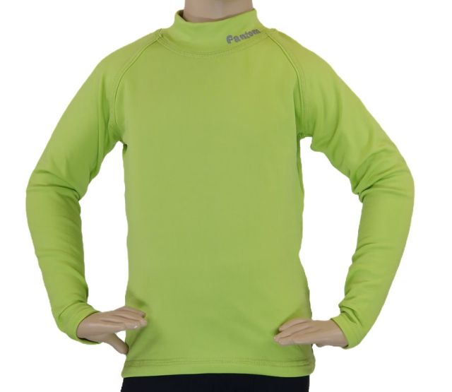 Fantom Funkční triko s počesem a stojáčkem, zelené jablko