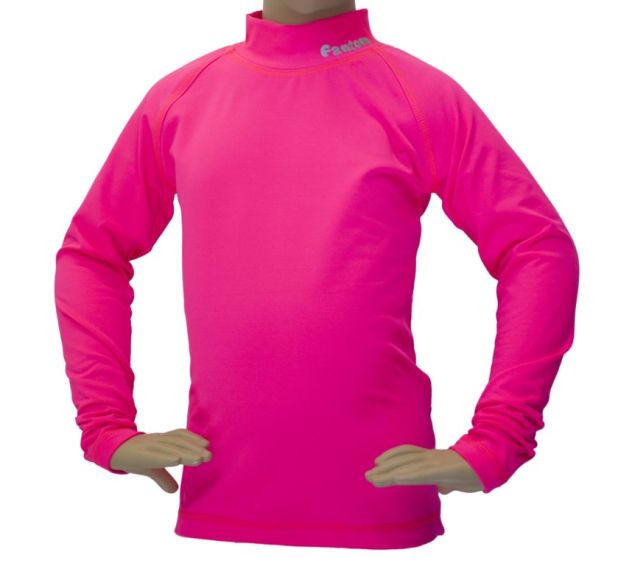 Fantom Funkční triko s počesem a stojáčkem, neon růžové