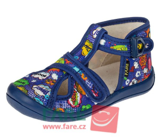 FARE Dětské bačkůrky na přezku 4119403