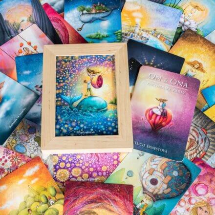 Lucie Ernestová ON A ONA – partnerské karty v rámečku