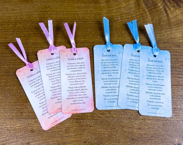 Lucie Ernestová Sada záložek s inspiračním textem č. 4