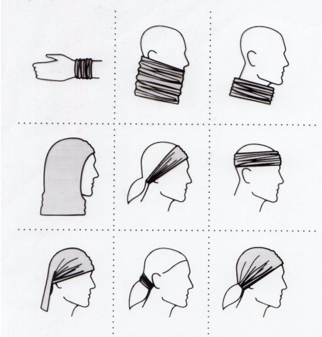 Fantom Nákrčník tunel počes - šedý melír