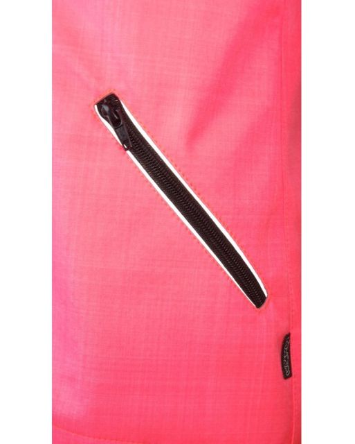 Fantom Dětská jarní prodloužená bunda SOFTSHELL svítivě růžová