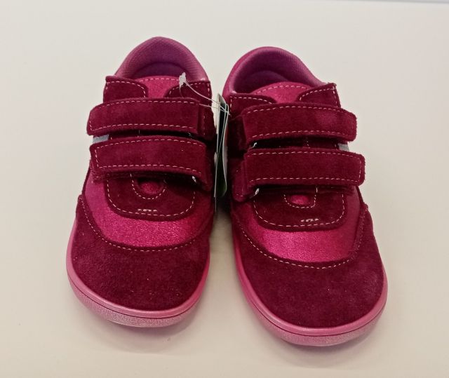 Jonap dětská kožená obuv 051SV light vínová lesk VEL. 22 -VÝPRODEJ