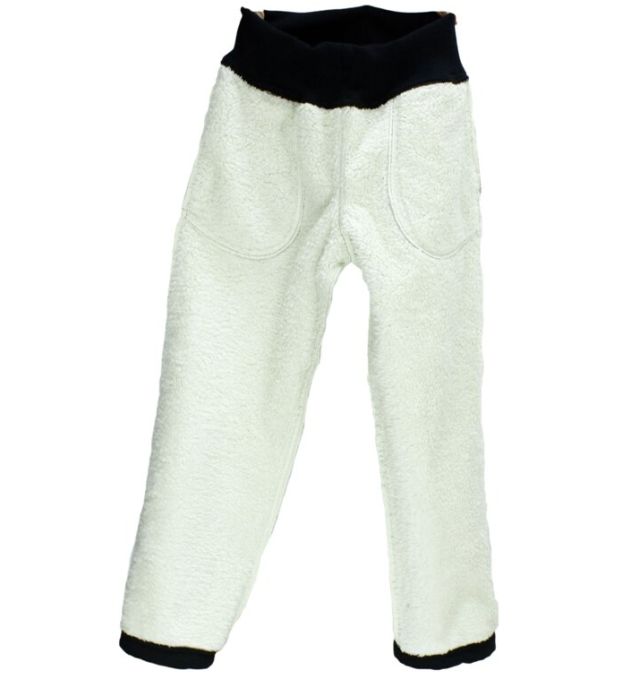 Fantom ZIMNÍ dětské kalhoty softshell s beránkem modré