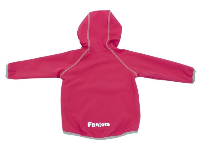 Fantom dětská kojenecká softshellová bunda korálová