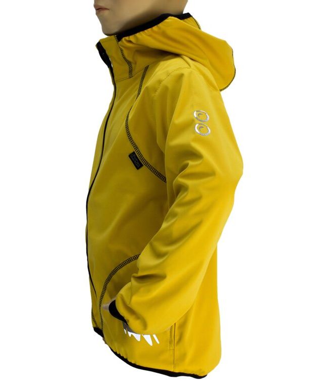 Fantom Dětská letní softshellová bunda - 18.000mm, 12.000g/m, okrová