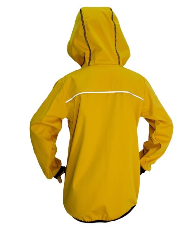 Fantom Dětská letní softshellová bunda - 18.000mm, 12.000g/m, okrová