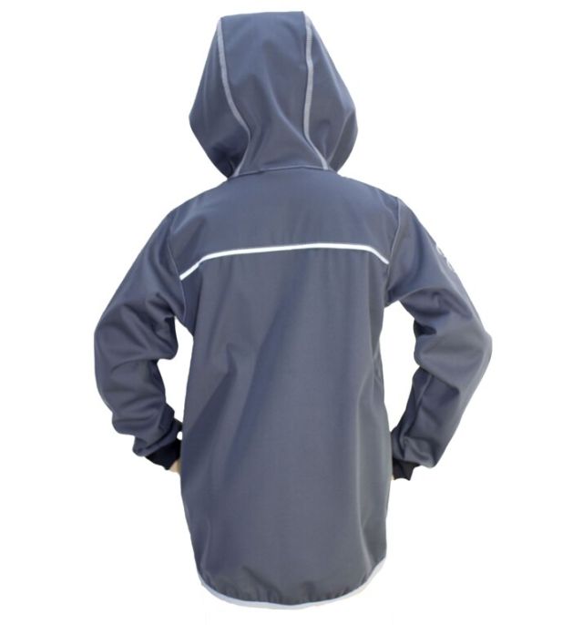 Fantom Dětská letní softshellová bunda - 18.000mm, 12.000g/m, šedá