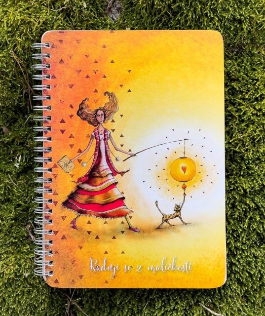 Lucie Ernestová Blok Raduj se z maličkostí A5 - linkovaný